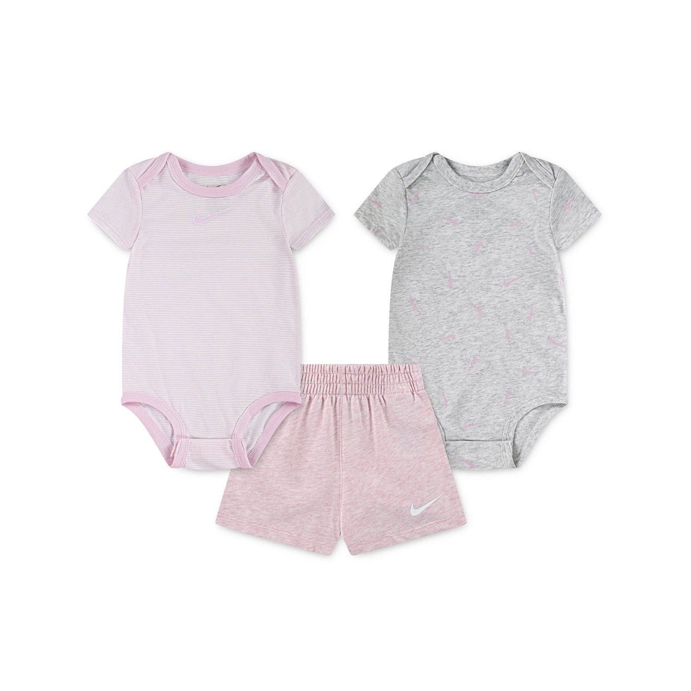 Nike Be Stripe Swooshfetti 3 Pack - Pink Foam Heather