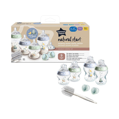 Tommee Tippee Natural Start Self Sterilising Newborn Bottle Starter Sets 0-3M+