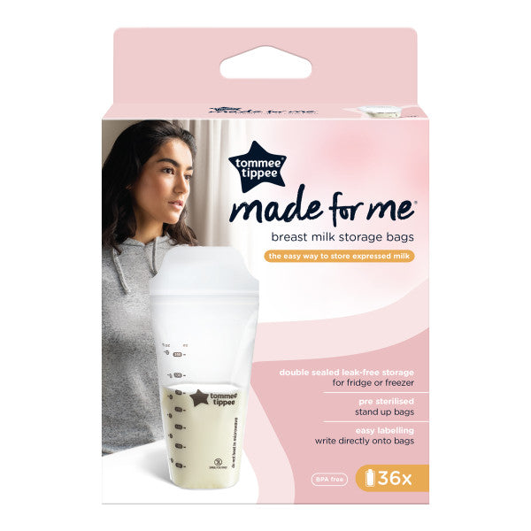 Tommee Tippee Made For Me Milk Storage Bags X36