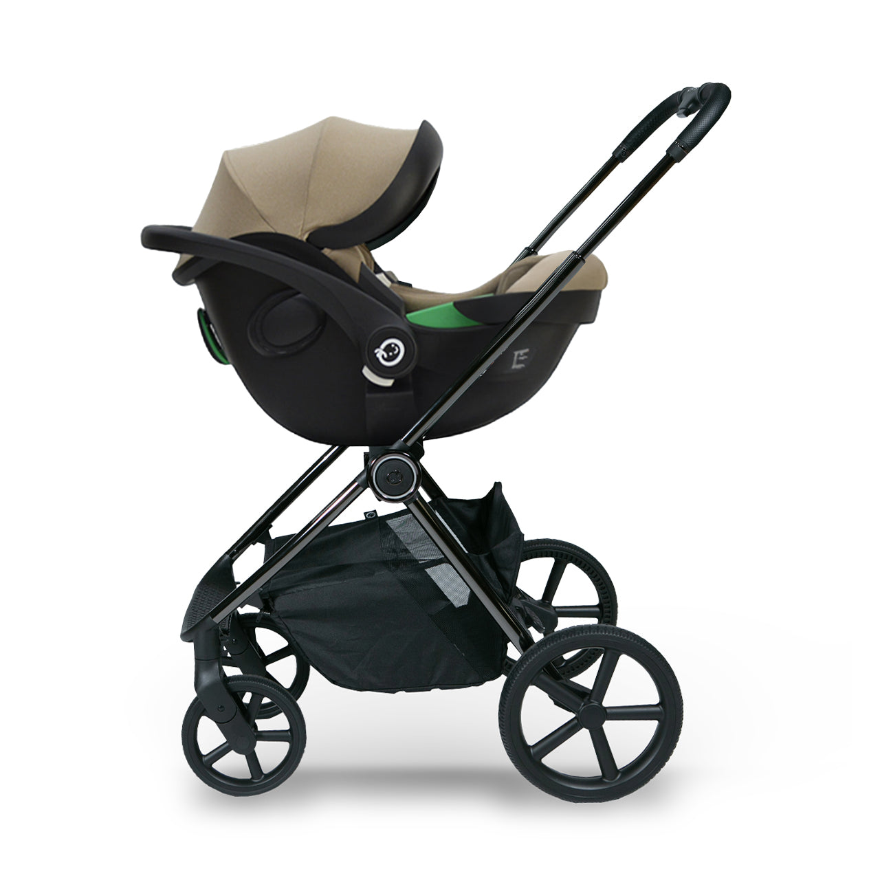 Bella III Mocca Stroller & Tulip i-Size Car Seat 2 In 1 Travel System