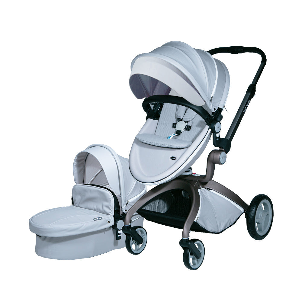 HotMom Cocoon White Stroller