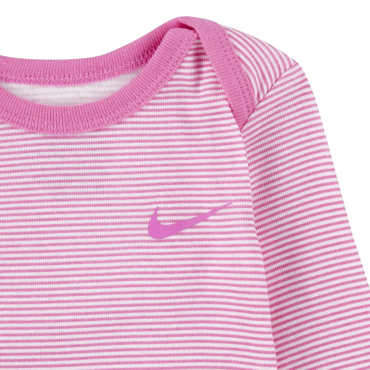 Nike Baby Long Sleeve 3 Pack - White Playful Pink