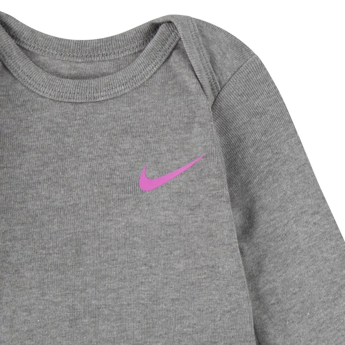 Nike Baby Long Sleeve 3 Pack - White Playful Pink