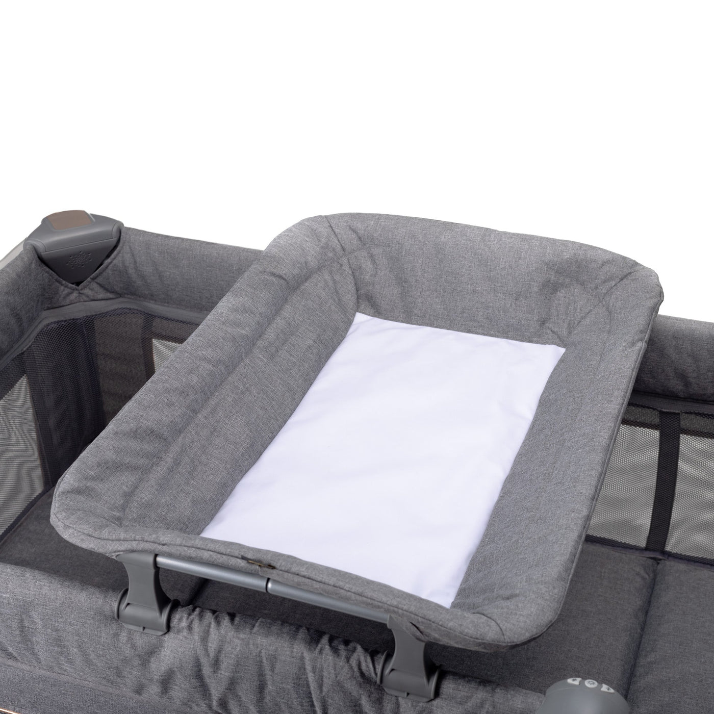 Cuddle Me Lux 2 in 1 Camp Cot with Baby Monitor