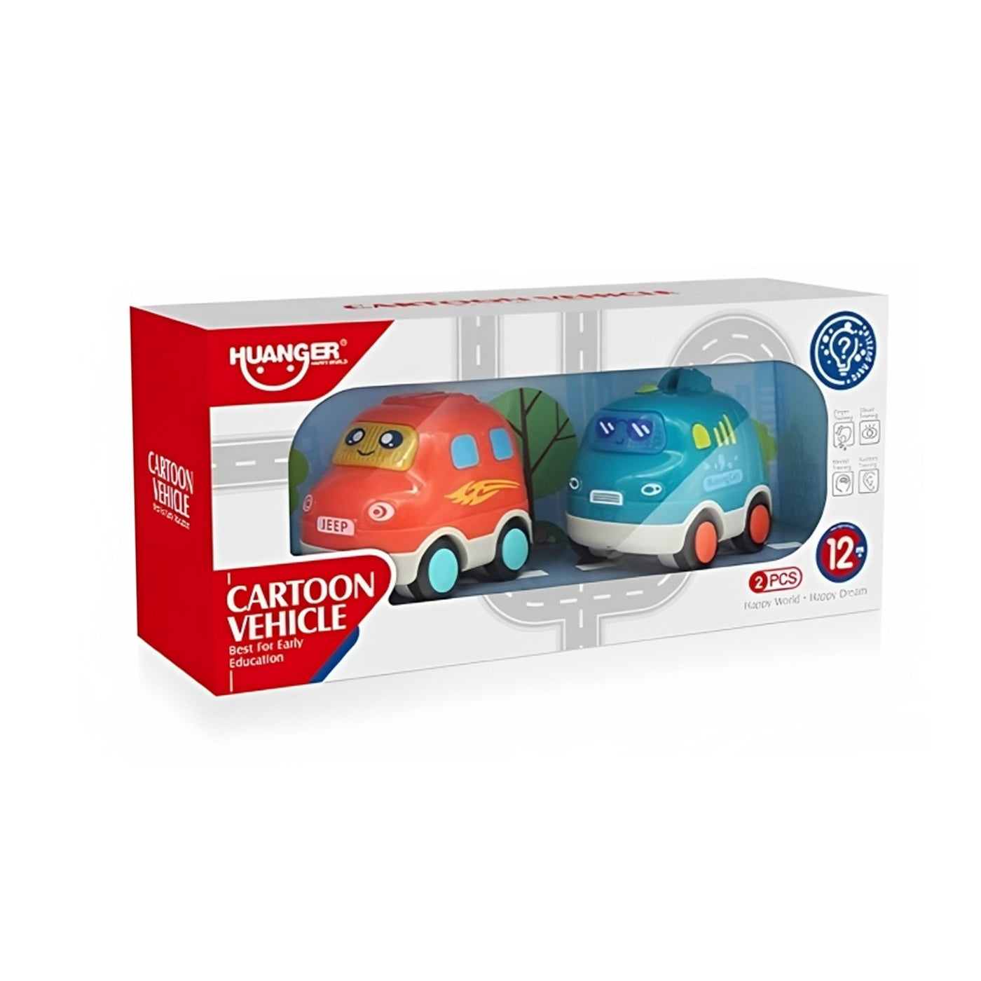 HE0538 Cartoon Vehicle 2 Piece