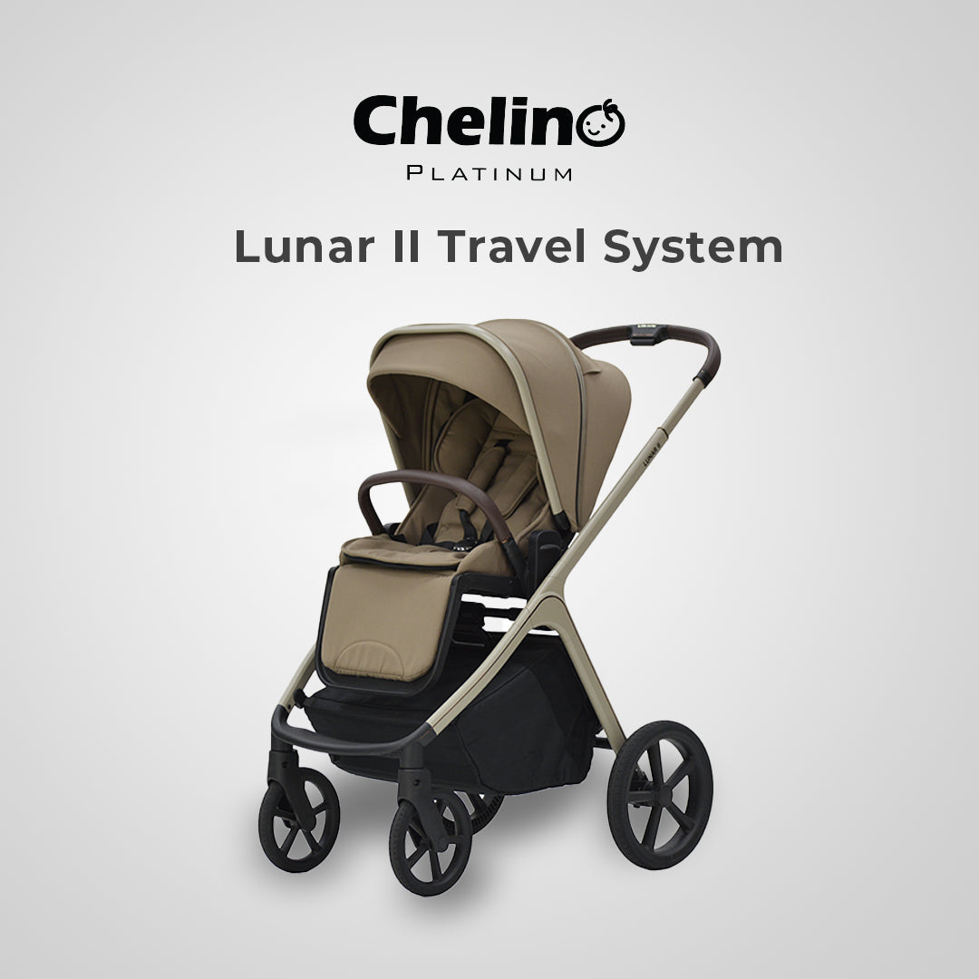 Lunar II Stroller & Carry Cot Travel System - Mocca