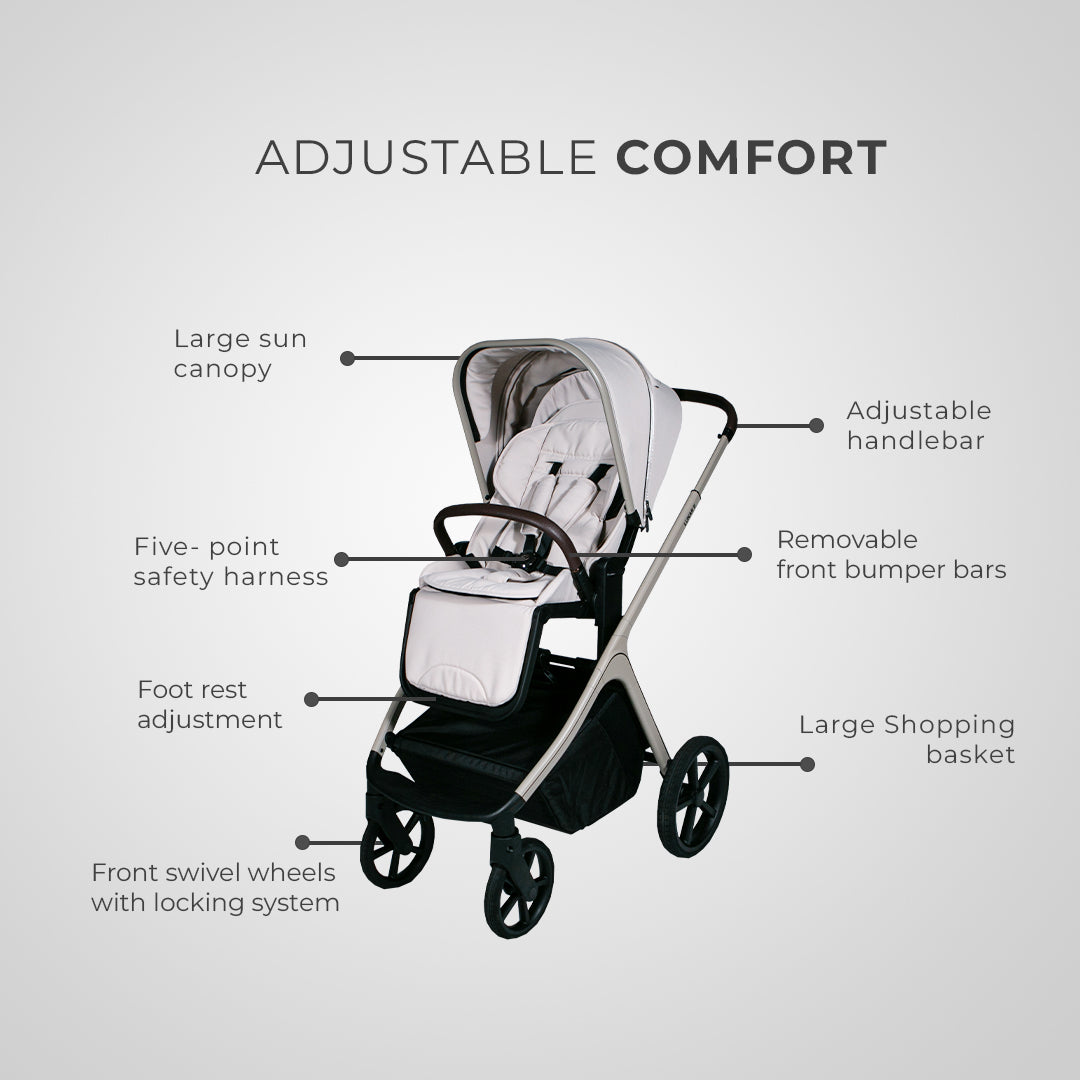 Lunar II Stroller - Mocca