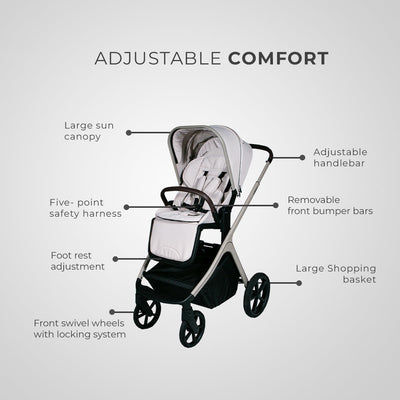 Lunar II Stroller - Mocca
