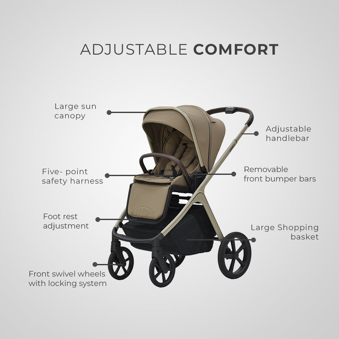 Lunar II Travel System - Beige