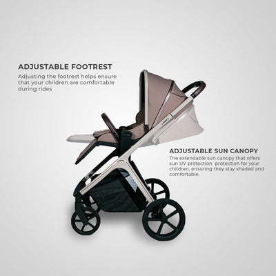 Lunar II Stroller - Mocca