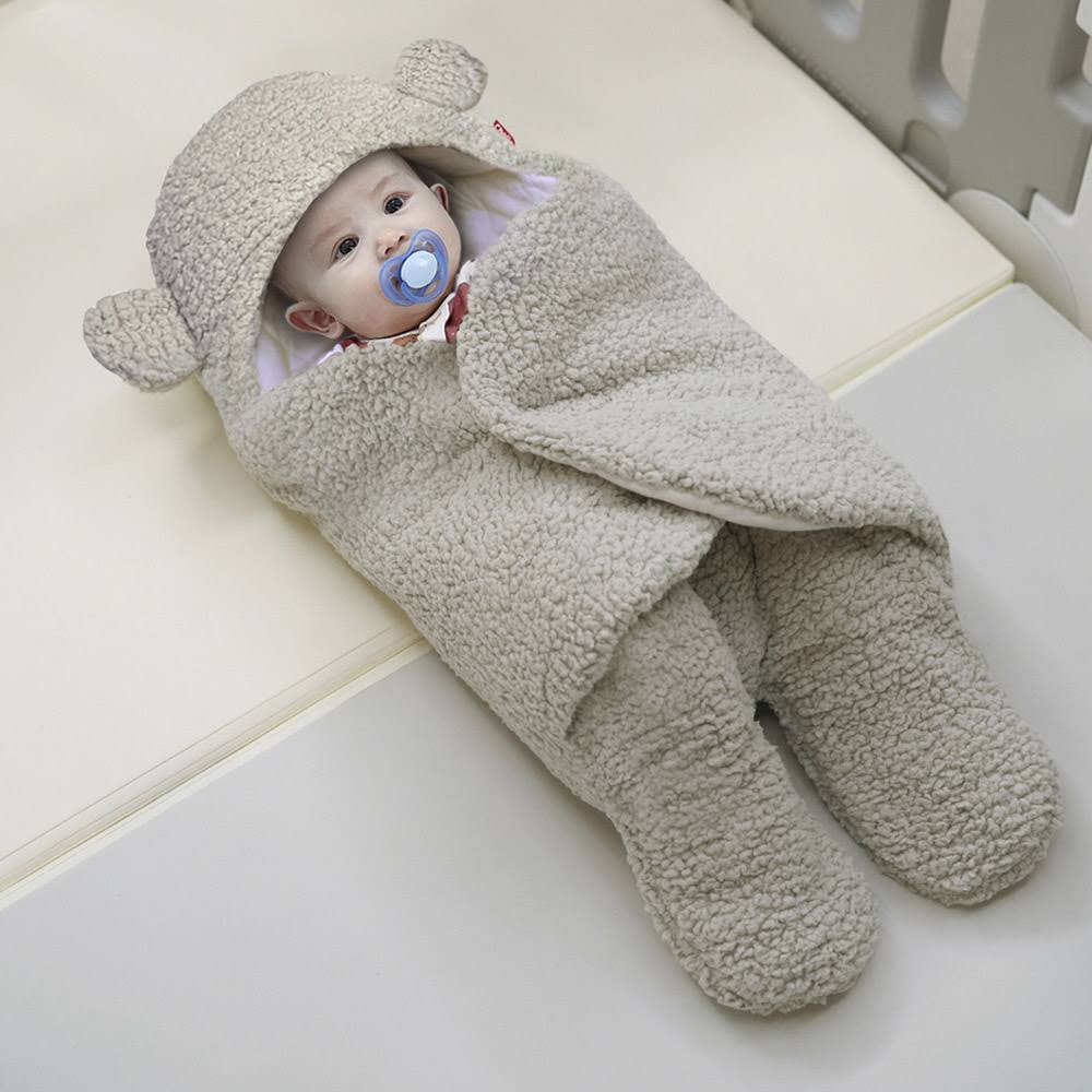 Baby Swaddle Sleeping Bag Grey - 6 - 9 Months