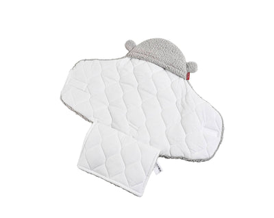 Baby Swaddle Sleeping Bag Grey - 6 - 9 Months